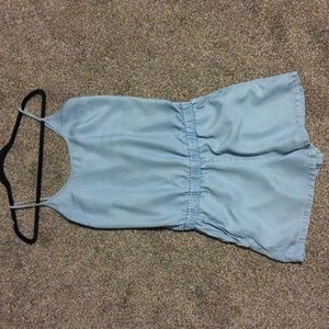 Splendid chambray romper, women's size medium